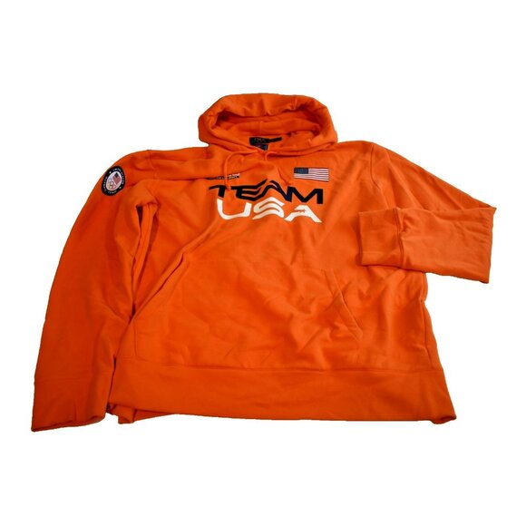 Unbranded Other - Polo Ralph Lauren Mens 2XL Orange United States Olympic Team Hoodie 2016